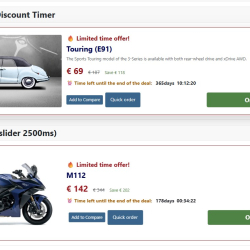 Дисконтный таймер  + Модуль для JoomShopping