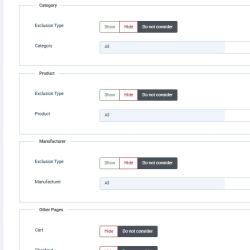 Условия вывода модулей в JoomShopping 5+