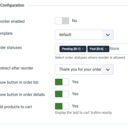 Повторить заказ JoomShopping 5+