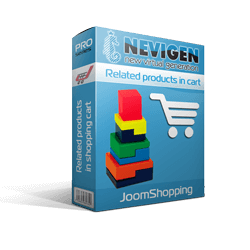 Сопутствующие товары в корзине JoomShopping