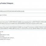 Информер о товарах в Telegram каналы и группы JoomShopping 5+