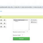 Первичная SEO оптимизация товаров JoomShopping
